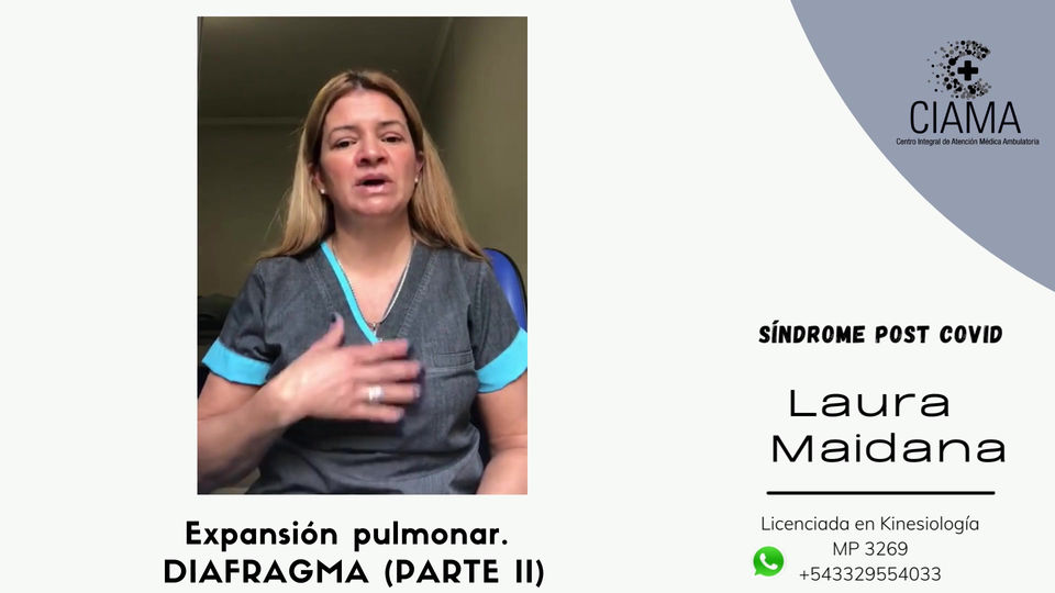Expansión pulmonar diafragma